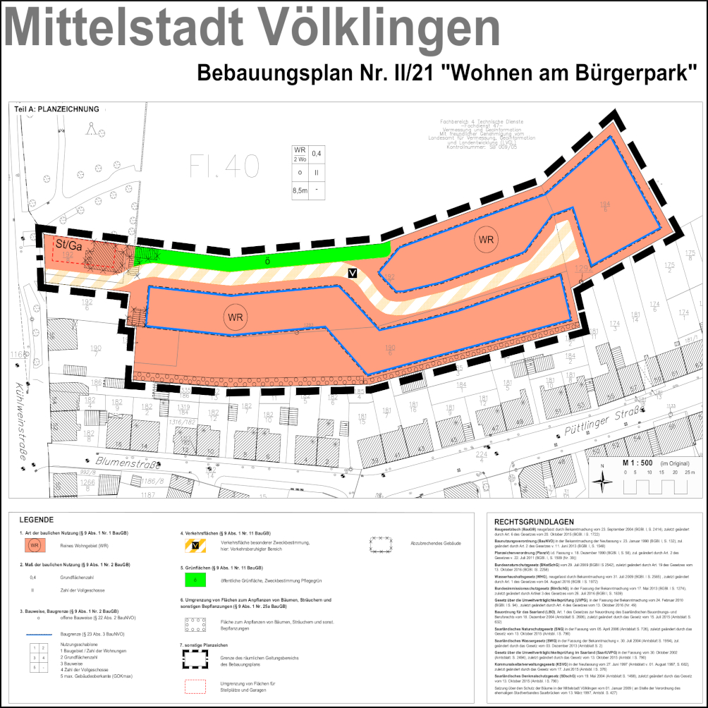 Bebauungsplan Städtebaulicher Rahmenplan, städtebauliche Rahmenplanung, Städtebau und Planungsbüro Saarland